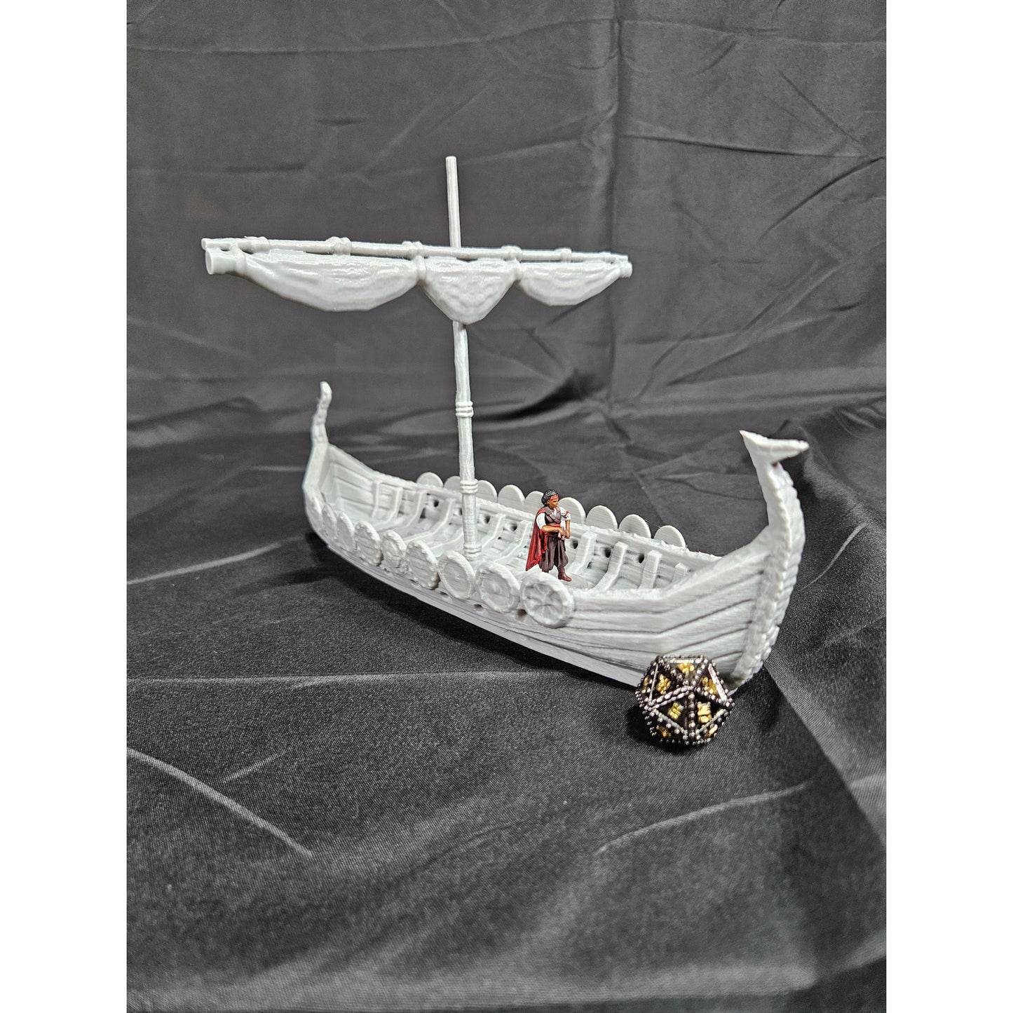 Viking Warship DND, Wargames Terrain Norse Longship Scatter