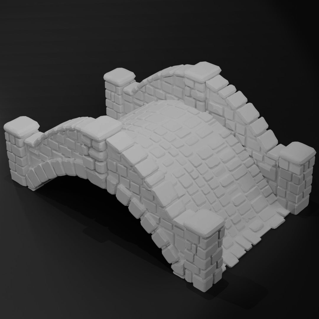 Medieval Small Bridge DND, Wargames Tabletop Terrain