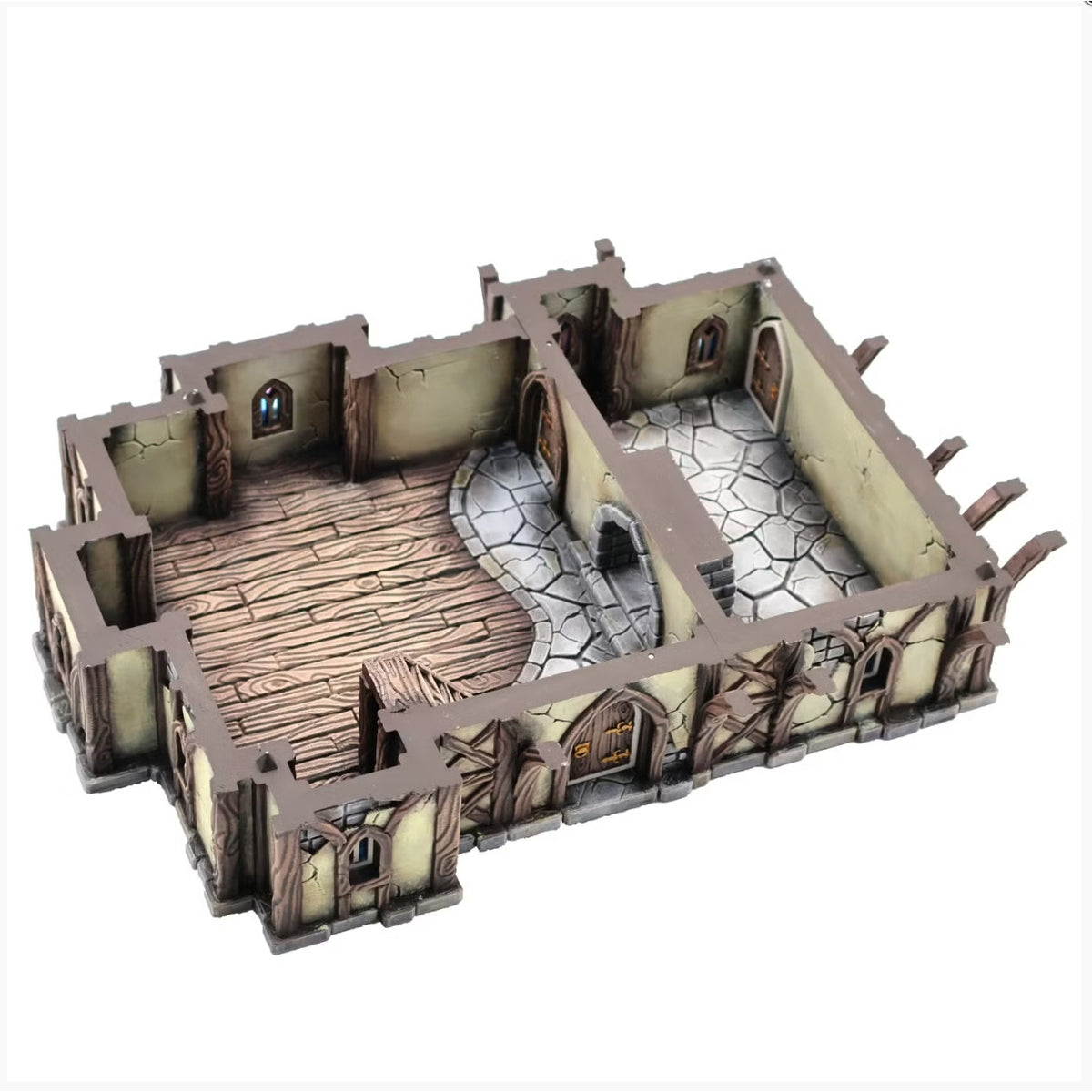 Medieval Fantasy Mermaid Inn DND, Wargames Tabletop Terrain